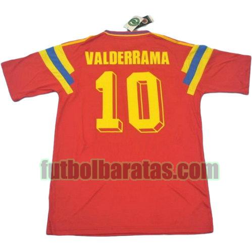 tailandia camiseta valderrama 10 colombia 1990 primera equipacion