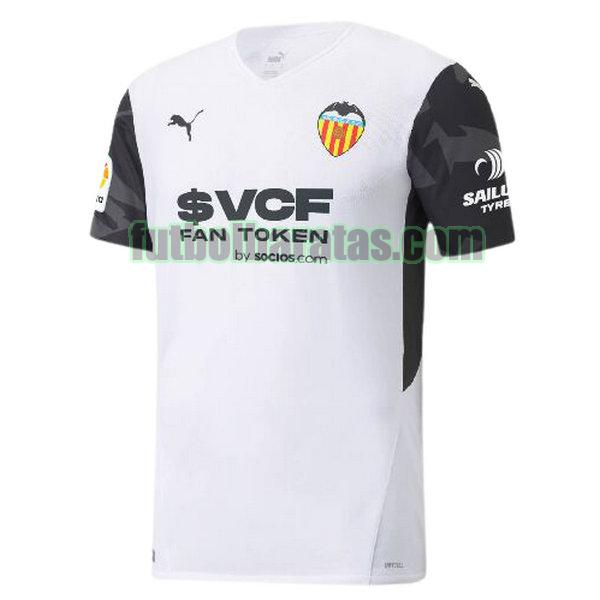 tailandia camiseta valencia 2021 2022 blanco primera