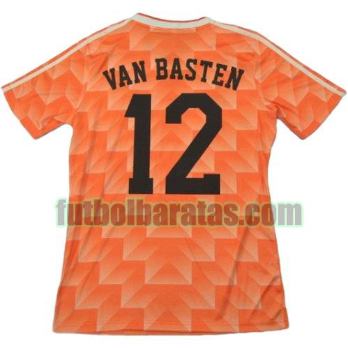 tailandia camiseta van basten 12 países bajos 1988 primera equipacion