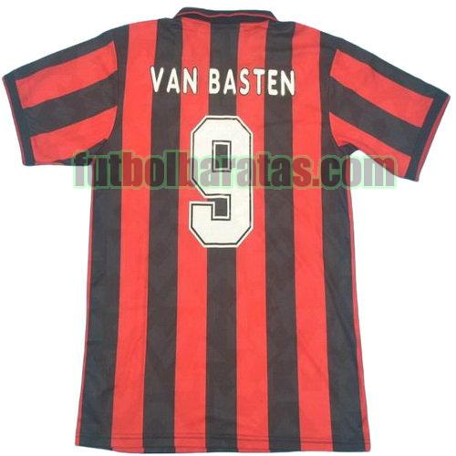 tailandia camiseta van basten 9 ac milan 1993-1994 primera equipacion