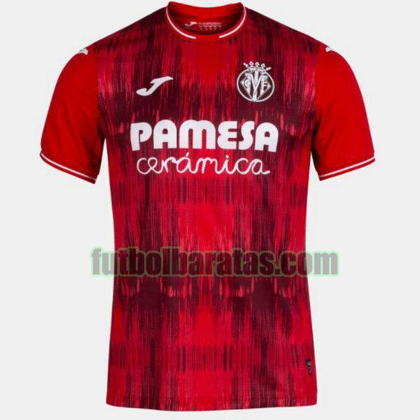 tailandia camiseta villarreal cf 2021 2022 rojo segunda