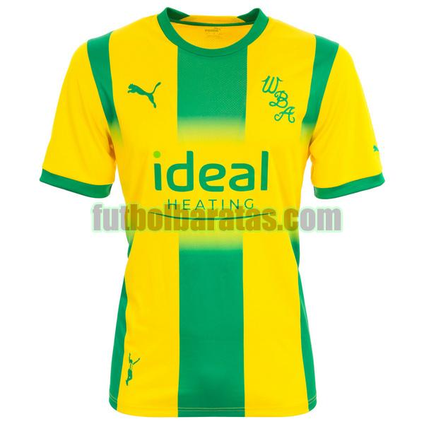 tailandia camiseta west brom 2022 2023 amarillo verde segunda