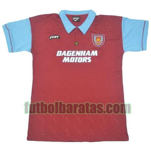 tailandia camiseta west ham united 1995 100th primera equipacion