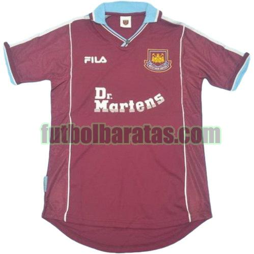 tailandia camiseta west ham united 1999-2001 primera equipacion