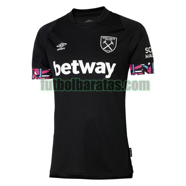 tailandia camiseta west ham united 2022 2023 negro segunda