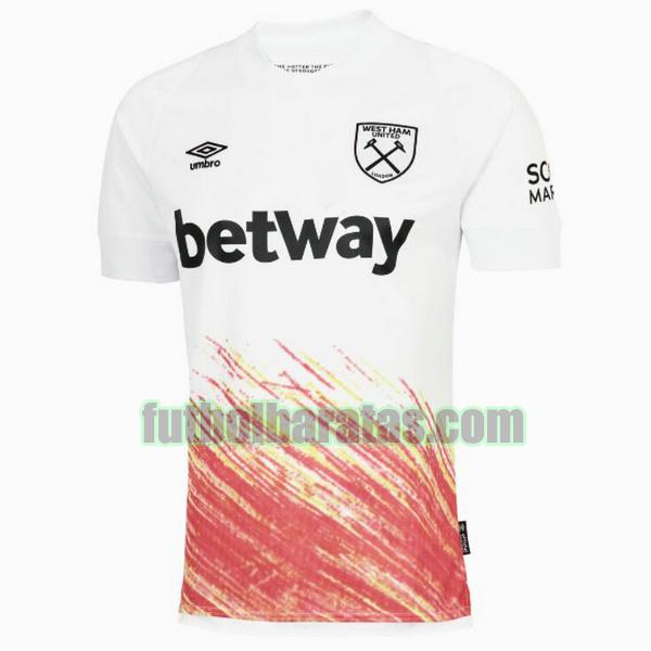 tailandia camiseta west ham united 2022 2023 rojo tercera