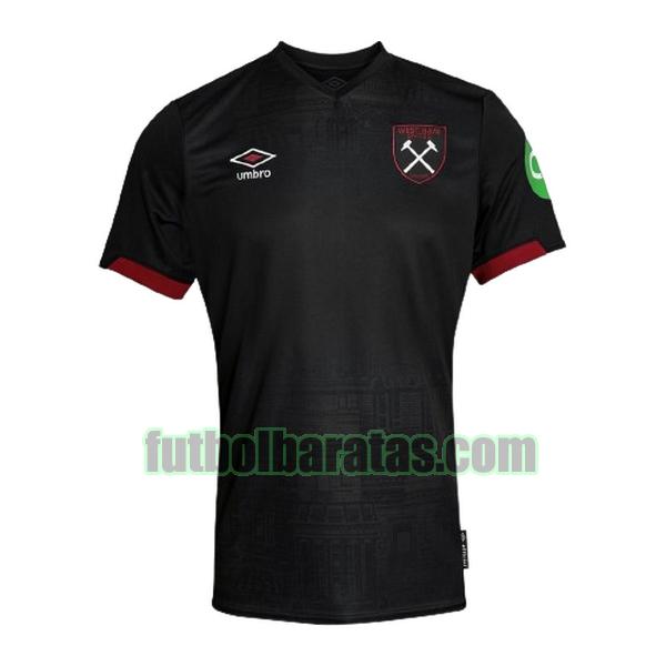 tailandia camiseta west ham united 2024 2025 negro segunda
