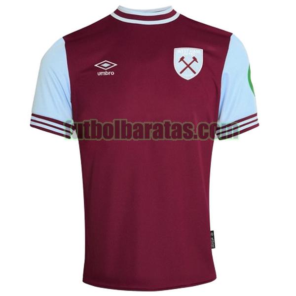 tailandia camiseta west ham united 2024 2025 rojo primera