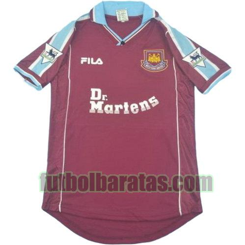 tailandia camiseta west ham united pl 1999-2001 primera equipacion