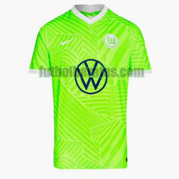 tailandia camiseta wolfsburgo 2021 2022 verde primera