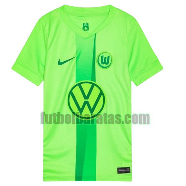 tailandia camiseta wolfsburgo 2024 2025 verde primera