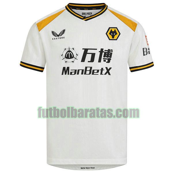 tailandia camiseta wolverhampton wanderers fc 2021 2022 blanco tercera