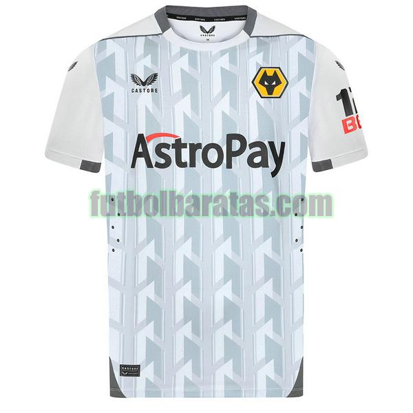 tailandia camiseta wolverhampton wanderers fc 2022 blanco tercera