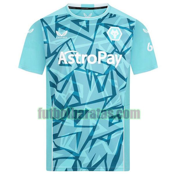 tailandia camiseta wolverhampton wanderers fc 2023 2024 azul tercera