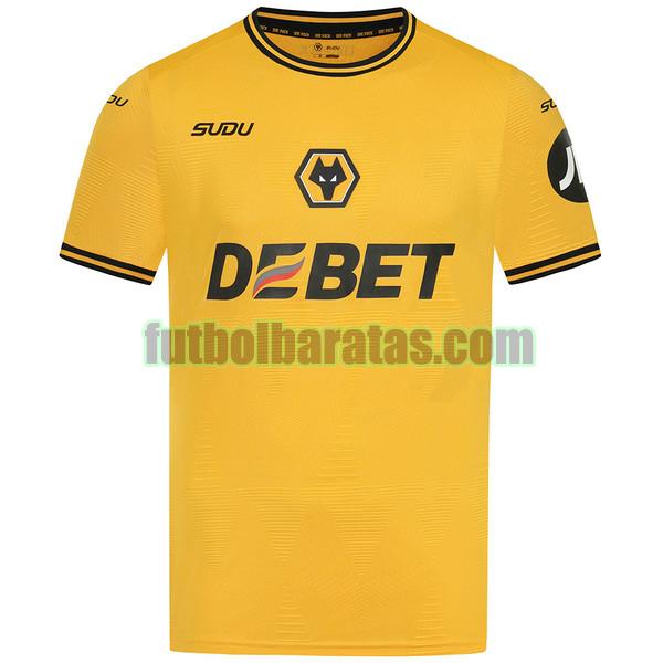 tailandia camiseta wolverhampton wanderers fc 2024 2025 amarillo primera