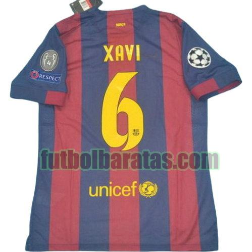 tailandia camiseta xavi 6 barcelona 2014-2015 primera equipacion