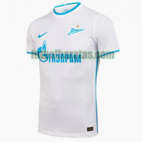 tailandia camiseta zenit saint petersburg 2021 2022 blanco segunda