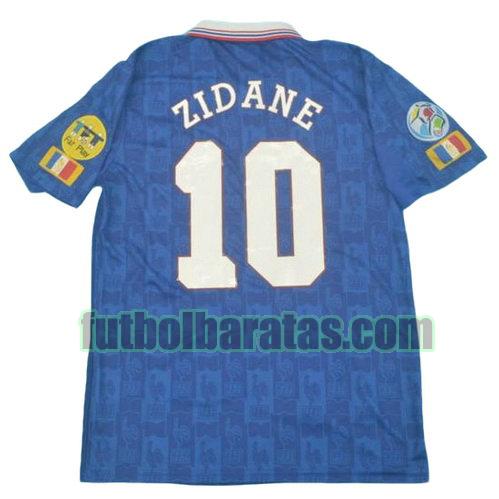 tailandia camiseta zidane 10 francia 1996 primera equipacion