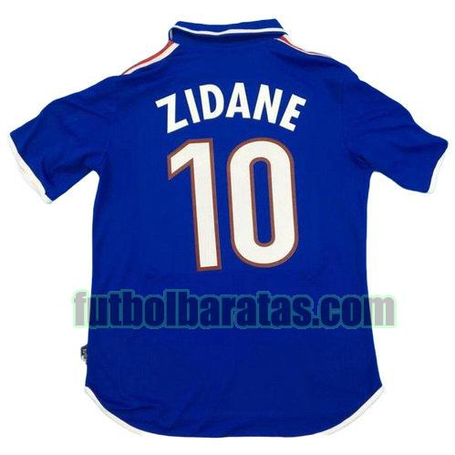 tailandia camiseta zidane 10 francia 2000 primera equipacion