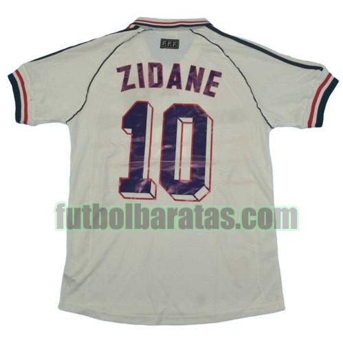 tailandia camiseta zidane 10 francia copa mundial 1998 segunda equipacion
