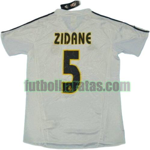 tailandia camiseta zidane 5 real madrid 2003-2004 primera equipacion