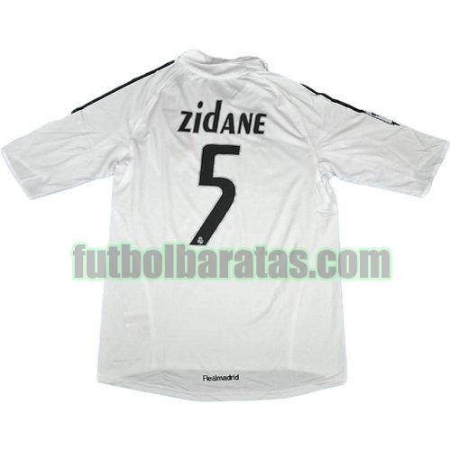 tailandia camiseta zidane 5 real madrid 2005-2006 primera equipacion