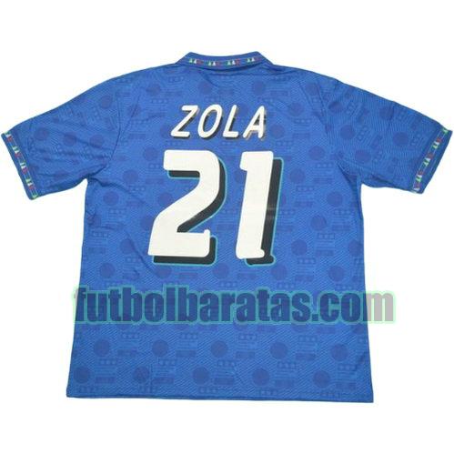 tailandia camiseta zola 21 italia copa mundial 1994 primera equipacion