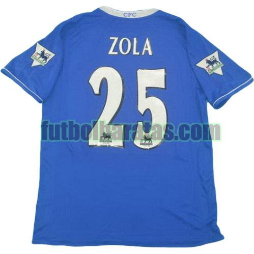 tailandia camiseta zola 25 chelsea 2003-2005 primera equipacion