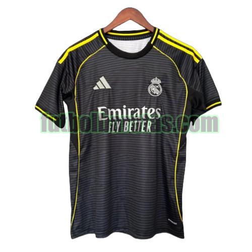tailandia camsieta real madrid 2025 2026 negro segunda